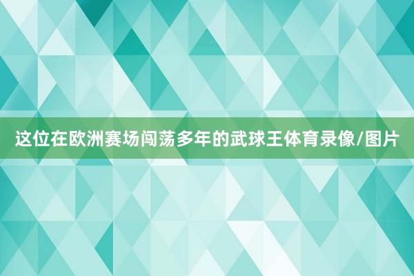 这位在欧洲赛场闯荡多年的武球王体育录像/图片