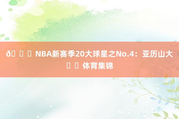 🌟NBA新赛季20大球星之No.4：亚历山大⚡️体育集锦