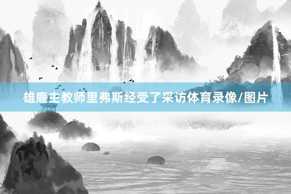 雄鹿主教师里弗斯经受了采访体育录像/图片